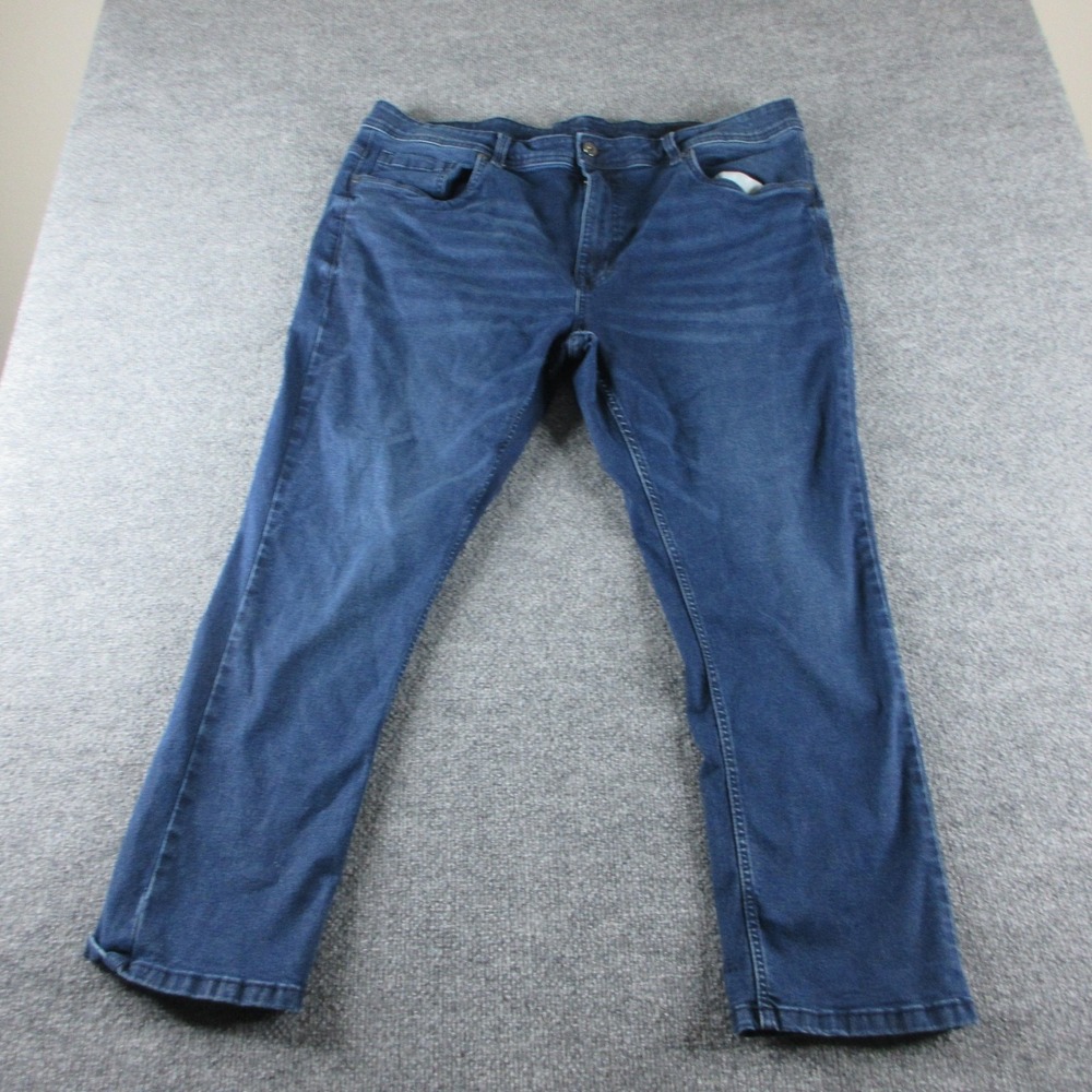 The Perfect Jean Jeans Mens 42x28 Blue Slim Tapered Medium Wash Stretch Denim
